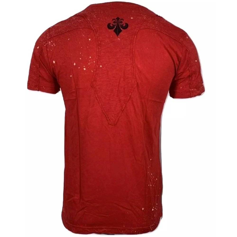AFFLICTION Men's T-Shirt RIPPER Premium Black Label Biker - Picture 2 of 9